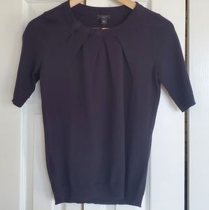 Ann Taylor Black 3/4 Sleeve Sweater Wrappe…